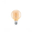 Ver imagem 1 de Kit C/ 10 Lâmpadas Led Globo 4w Filamento 2300k E27 Bivolt Decorativa