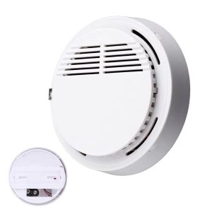 Detector de Fumaça Fogo Incendio Sensor Fotoeletrico Alarme 85db Casa Comercio Residencial Empresari