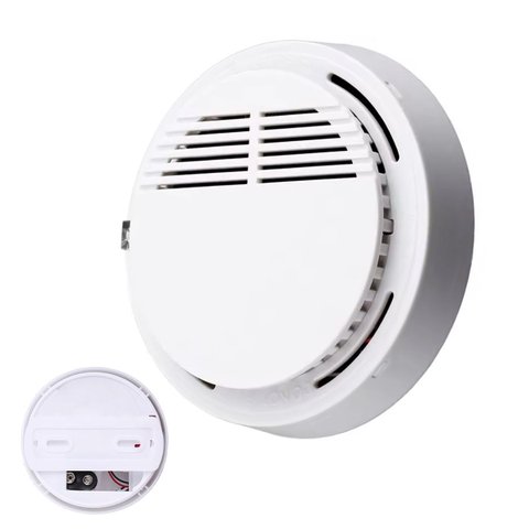 Detector de Fumaça Fogo Incendio Sensor Fotoeletrico Alarme 85db Casa Comercio Residencial Empresari