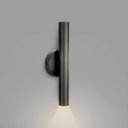 Ver imagem 2 de Kit 2 Arandela de Parede Slim Palito - Preto + Led Gu10