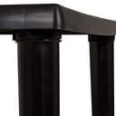 Ver imagem 7 de Mesa Plástica Quadrada Desmontável Mor Preta