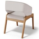 Ver imagem 6 de Kit 02 Cadeiras de Jantar e Estar Living Estofada Lince L02 Linho Bege - Lyam Decor