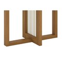 Ver imagem 2 de Sala de Jantar Natalí C- Tampo C- Vidro Reto 120x80cm e 4 Cadeiras Bella Nature-marrom Amêndoa