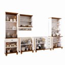 Ver imagem 5 de Cozinha Completa Modulada 7 Peças com Ilha Joy Branco/Off White/Nogueira