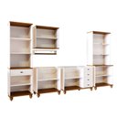 Ver imagem 4 de Cozinha Completa Modulada 7 Peças com Ilha Joy Branco/Off White/Nogueira