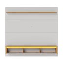 Ver imagem 2 de Painel Home Suspenso Tahiti com Led para Tv até 65 Polegadas Off White Matte Naturale Colibri