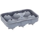 Ver imagem 1 de Forma de Gelo Bola com Funil Silicone 5x13x18cm Cinza
