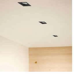 Kit 5 Spot Led Deep 5w 6500k Quadrado Preto Embutir - Áreas Internas - 6