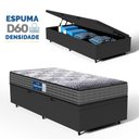 Ver imagem 3 de Cama Box Baú com Colchão de Espuma D60 Double Face Guarda Costas Comfort Force Probel Solteiro 88cm