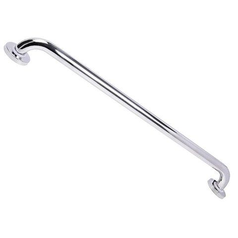 Barra de Apoio 80cm Inox Idoso Banheiro Box Cadeirante Segurança Corrimao Suporte Deficiente Acessib