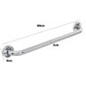 Barra de Apoio 80cm Inox Idoso Banheiro Box Cadeirante Segurança Corrimao Suporte Deficiente Acessib - 4