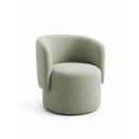 Ver imagem 3 de Poltrona Orgânica Alia Sala Recepção Closet Tecido Bluche:Verde Olivia
