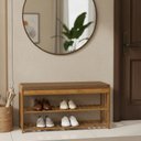 Ver imagem 4 de Sapateira de Bambu com Assento Bambu