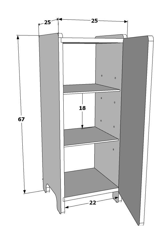 Conjunto Armário Sapateira Sala Varanda Quarto Banheiro 3pç - 4