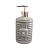 Porta Sabonete Líquido De Porcelana - Cinza - 1