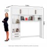 Guarda Roupa Modulado com Cama Paris 4 Portas 2 Gavetas - 8