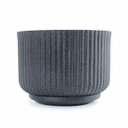 Ver imagem 2 de Vaso Ritmo 22 (10l) Cor Preto Mármore Vasap