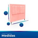 Ver imagem 6 de Cabeceira Estofada para Cama de Casal 140 Grecia Suede