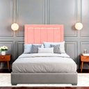 Ver imagem 2 de Cabeceira Estofada para Cama de Casal 140 Grecia Suede