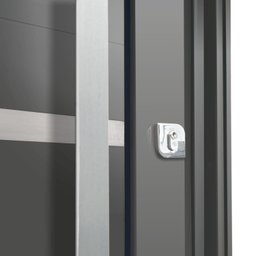 Porta Pivotante Lambril Miraggio com Puxador Lado Esquerdo Elite 240cmx150cm - 6