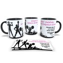 Ver imagem 1 de Canecas Preta de Porcelana Personalizadas Profissões Academia