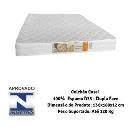 Colchão de Casal Sensor Espuma D33 - 4