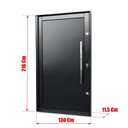 Ver imagem 7 de Porta Pivotante Lambril com Puxador Elite 216x130cm Abertura Direita