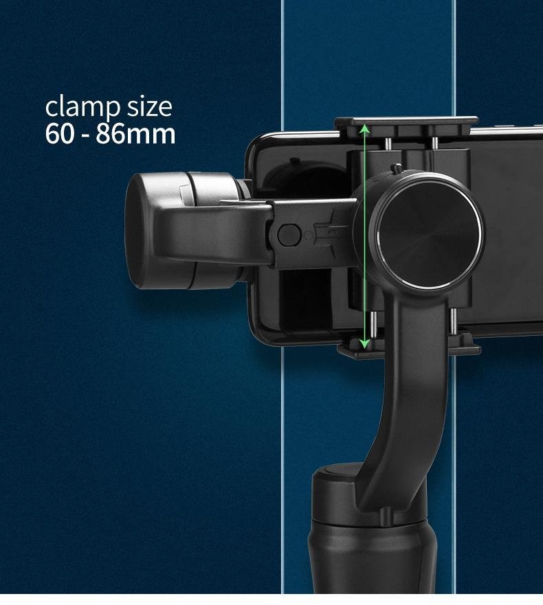 Bastão Estabilizador Digital Gimbal 3 Eixos Celular F6 + - 16