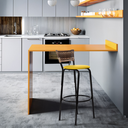 Ver imagem 6 de Banco para Bancada Banqueta Alta Cappuccino Balcão Cozinha Bistrô Área Gourmet Churrasqueira