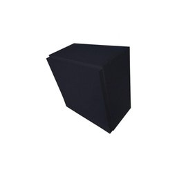 Armário Aéreo 1 Porta Preto em Mdf - 4