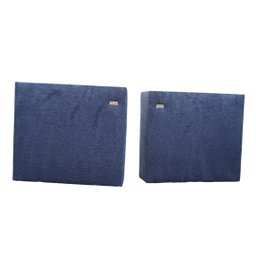 Kit 2 Arranhadores 20x50x60 sob Medida para Canto de Sofá Fxcxa: Cinza Mescla Escuro Comprecommiro - 5