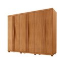 Ver imagem 2 de Guarda-Roupa Casal 100% MDF 6 Portas e 6 Gavetas com Pés Olimpo Marrom/Marromle