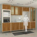 Ver imagem 3 de Cozinha Completa com 6 Peças e Vidro Reflecta Sofia Luciane Móveis