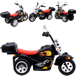 Mini Moto Elétrica Infantil Chopper Zippy Toys Preta 6v - 3