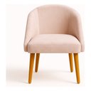 Ver imagem 6 de Banqueta Poltrona Lua Rosê para Recepção Atendimento Penteadeira