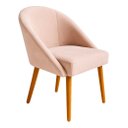 Ver imagem 3 de Banqueta Poltrona Lua Rosê para Recepção Atendimento Penteadeira