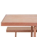 Ver imagem 5 de Mesa de Parede Retrátil com 2 Bancos Retráteis Madeira de LEI 2m Área Externa