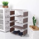 Ver imagem 2 de Sapateira Estante Multiuso 5 Prateleiras Organizadora para Quarto Sala Lavanderia Sapatos Brinquedos