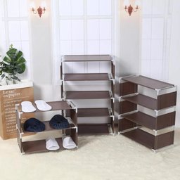 Sapateira Estante Multiuso 5 Prateleiras Organizadora para Quarto Sala Lavanderia Sapatos Brinquedos - 3
