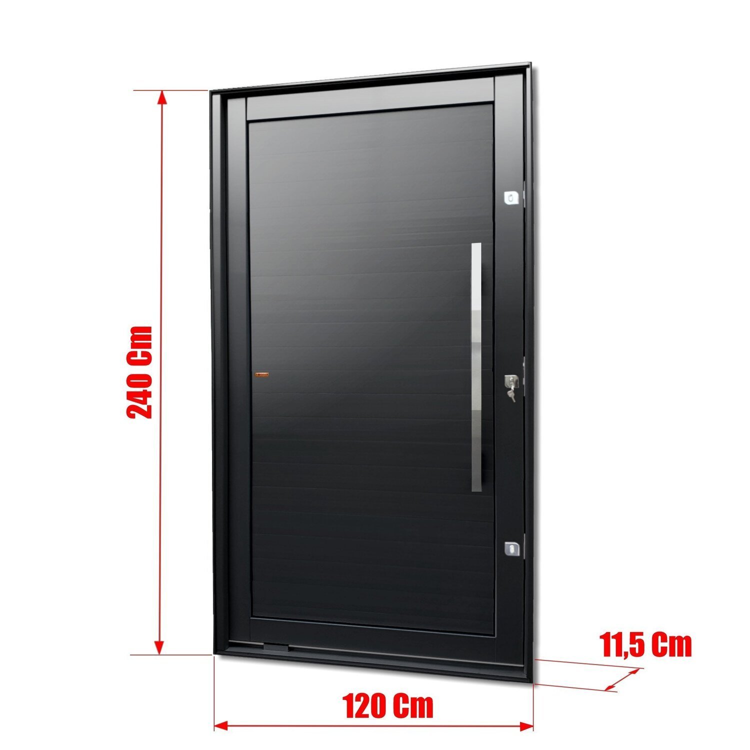 Porta Pivotante Lambril com Puxador Lado Direito Elite 240x120 - 7