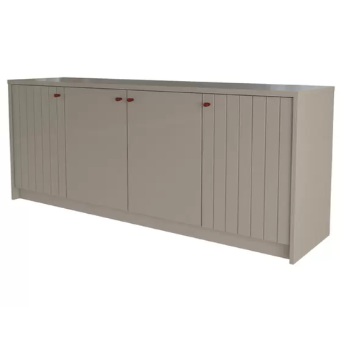 Buffet para Sala de Jantar Lia 100% MDF com 4 Portas Cimol Off White