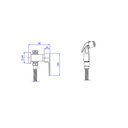 Ver imagem 2 de Ducha Higienica Level C/ Registro e Derivacao Gat. Branco Red Gold - Deca Deca Metais