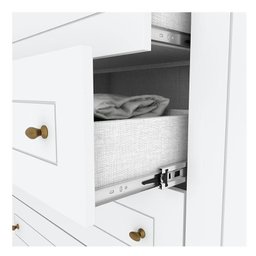 Guarda Roupa Casal Americano 6 Portas Branco Hp – Henn - 5
