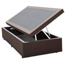 Ver imagem 2 de Cama Box Baú Solteiro Corino Marrom