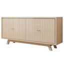 Ver imagem 3 de Aparador Buffet para Sala de Jantar 4 Portas 180cm Junia D05 Off White - Lyam Decor