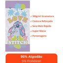 Ver imagem 7 de Toalha de Banho Infantil Stitch Tropical Love Lepper Felpuda de Algodão Disney 60x120 cm Piscina