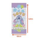 Ver imagem 5 de Toalha de Banho Infantil Stitch Tropical Love Lepper Felpuda de Algodão Disney 60x120 cm Piscina