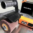 Ver imagem 3 de Roda Mista 120 x 100 mm Scotch + Lixa Grão 80 - Linha Basic Cir Inox 1380RM80