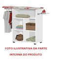 Ver imagem 5 de Tabua de passar roupa Junior Branca com cabideiro 01 porta PASSE BEM