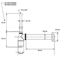 Ver imagem 7 de Sifão Pia Tanque Lavanderia Metal Cromado 1.1/4 X 1.1/2''